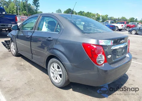 2013 Chevrolet Sonic Lt Auto из США, поврежденный, VIN 1G1JC5SH3D4209350